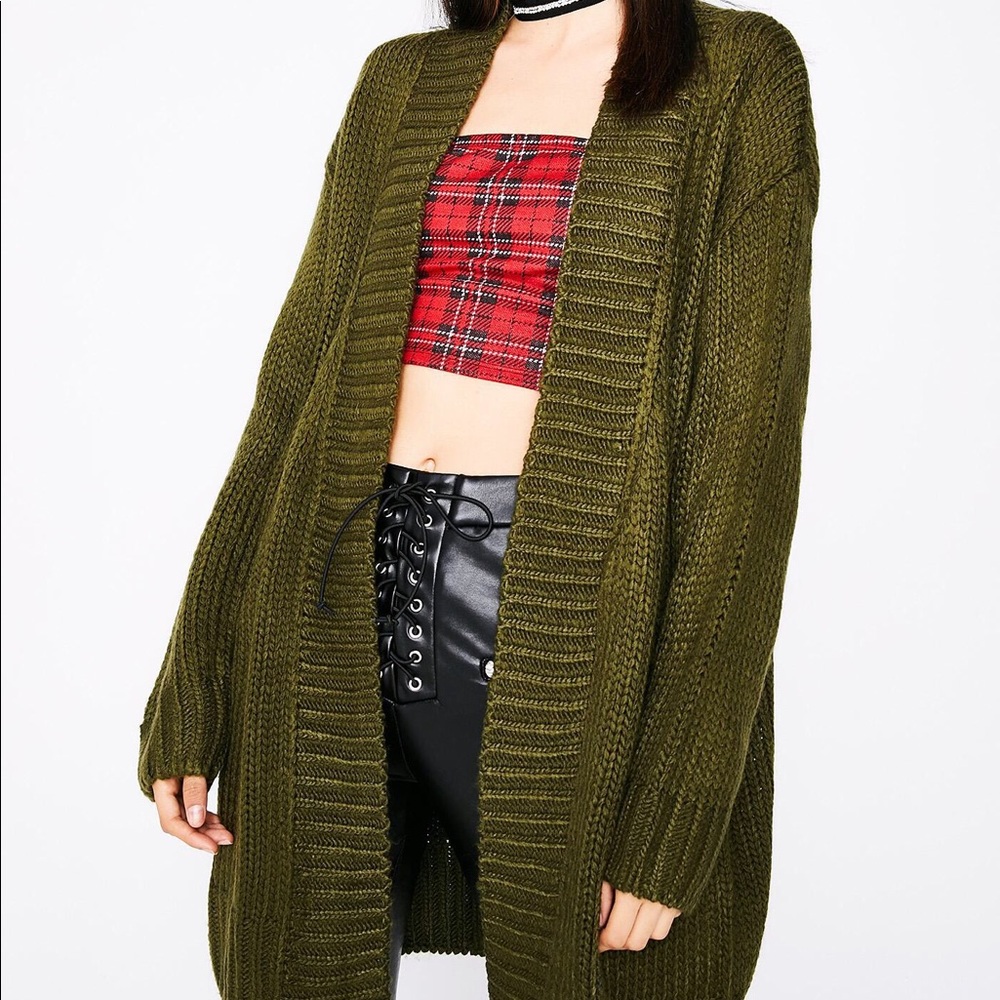 Longline Knit Cardigan